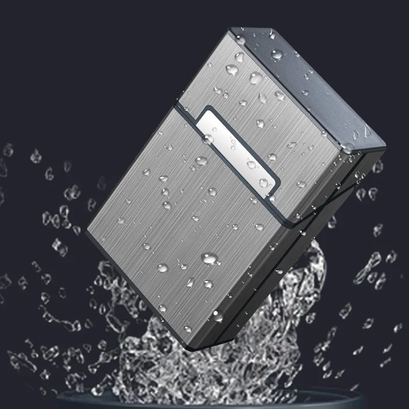 Smoking & Vaping Accessories - Portasigarette portatile sottile in alluminio Regular