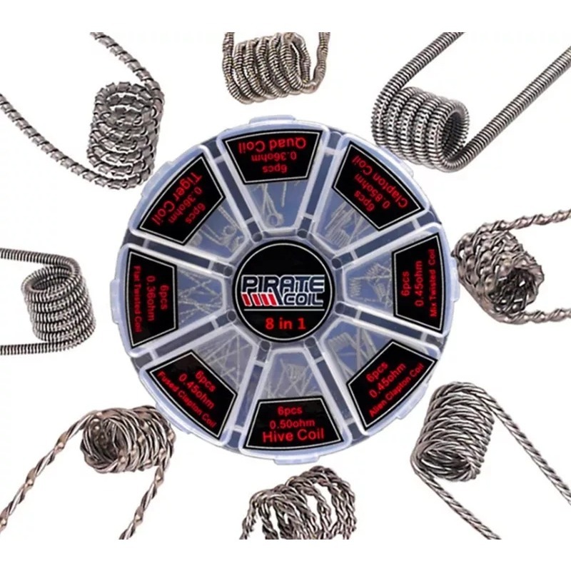 Clapton Wire Pre Built - 48 pezzi/set 8 in 1 Bobina